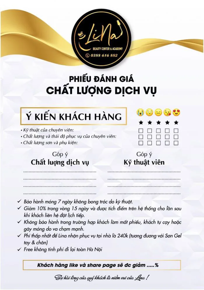 Bảng giá dịch vụ làm nail đến tận nhà Hà Nội | LiNa Nail