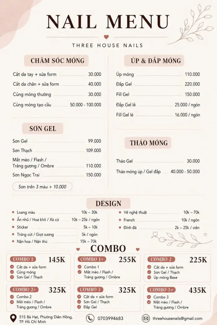 Làm Nail Quận 10 Giá Bao Nhiêu? Bảng Giá Mới Nhất 2026