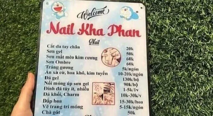 20+ mẫu bảng giá tiệm nail ấn tượng, thu hút khách nhất hiện nay — bePOS  Blog | bePOS
