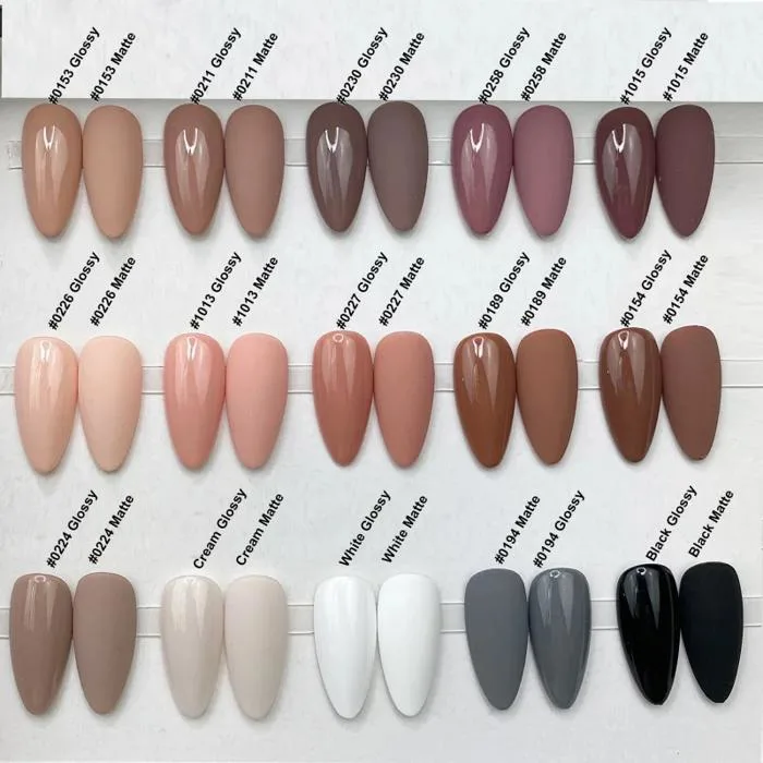 Tổng hợp các bảng màu nail của những thương hiệu hot nhất hiện nay