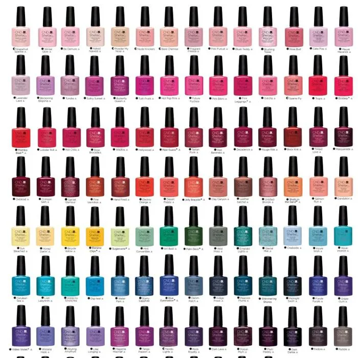 Tổng hợp các bảng màu nail của những thương hiệu hot nhất hiện nay