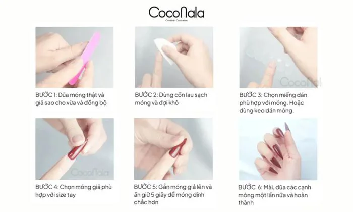 Cách gắn móng tay giả: Hướng dẫn cách dán nailbox đúng chuẩn Cách gắn móng tay giả: Hướng dẫn cách dán nailbox đúng chuẩn