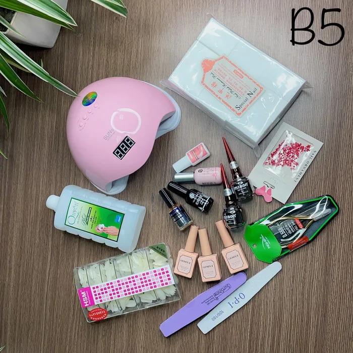 Bộ dụng cụ học làm nail cá nhân , tại nhà , Combo đồ nail cơ bản