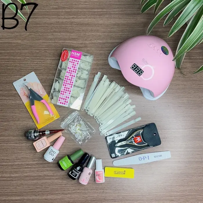 Bộ dụng cụ học làm nail cá nhân , tại nhà , Combo đồ nail cơ bản