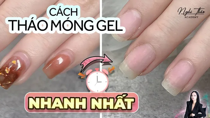 Cách tháo móng gel nhanh nhất