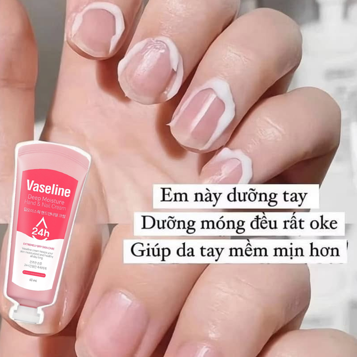 Kem Dưỡng Da Tay Và Móng Vaseline Deep Moisture Hand & Nail Cream 60ml Kem Dưỡng Da Tay Và Móng Vaseline Deep Moisture Hand & Nail Cream 60ml