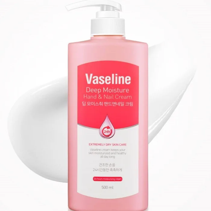 Kem dưỡng da tay và móng Vaseline Deep Moisture Hand and Nail 500ml - Bách hoá Thái Lan Kem dưỡng da tay và móng Vaseline Deep Moisture Hand and Nail 500ml - Bách hoá Thái Lan