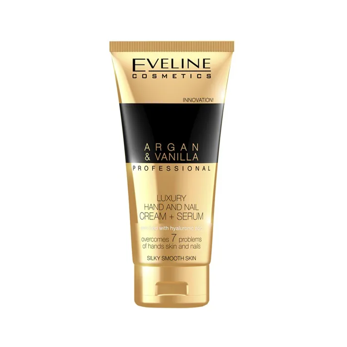Kem dưỡng da tay và dưỡng móng Eveline Argan Vanilla Professional Luxury 100ml Kem dưỡng da tay và dưỡng móng Eveline Argan Vanilla Professional Luxury 100ml