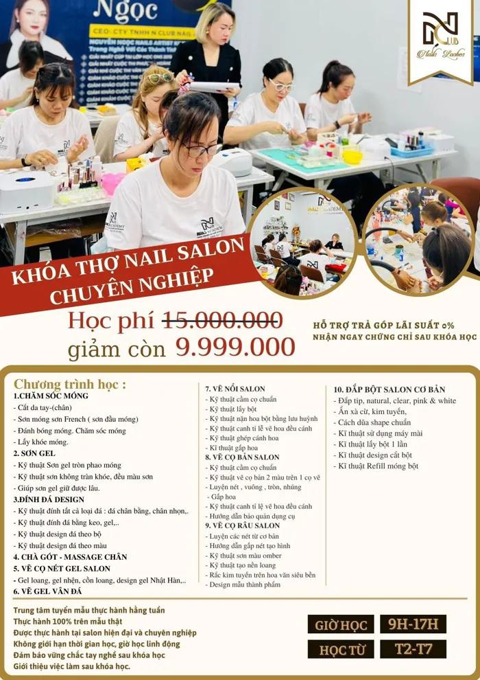 Khóa học nail chuyên nghiệp chăm sóc móng tay gồm những gì bao nhiêu tiền? Khóa học nail chuyên nghiệp chăm sóc móng tay gồm những gì bao nhiêu tiền?