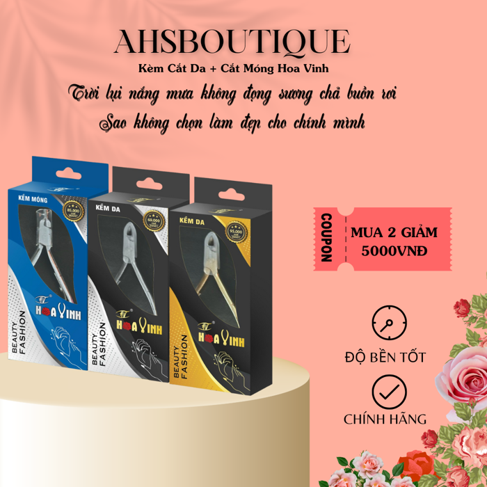 Kềm Cắt Da Hoa Vinh Chính Hãng DHV01 - Kìm Nhặt Da Thép Chuyên Dụng Làm  Nail Hoa Vinh - Cửa Hàng Nước Hoa, Quần Áo, Phụ Kiện Thời Trang,...
