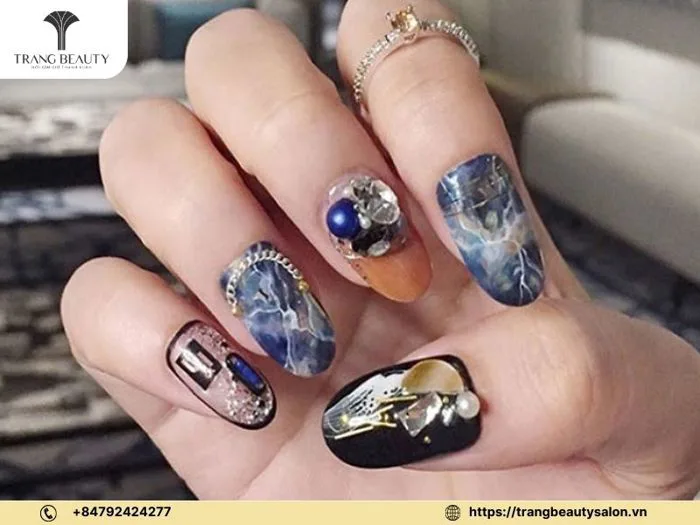 100+ mẫu nail ẩn xà cừ đẹp sang trọng, lung linh nhất