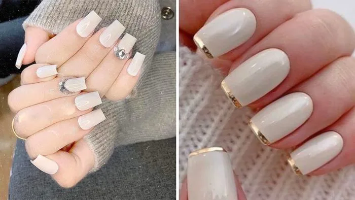 Hơn 100 mẫu nail trắng sữa tinh tế, làm nổi bật làn da và luôn giữ được sự  sang trọng vượt thời gian.