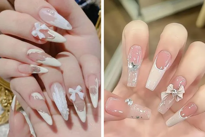 Top 9 mẫu nail cô dâu XINH và NHẸ NHÀNG cho ngày đặc biệt