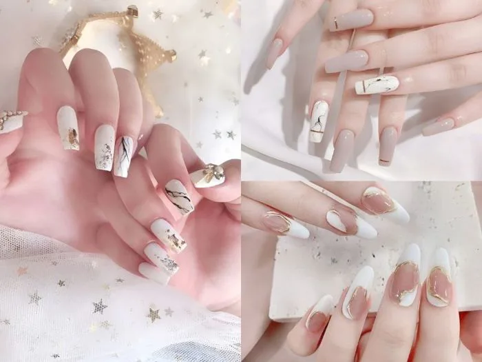 Top 40+ màu nail cho da ngăm đen sáng da, cực nổi bật