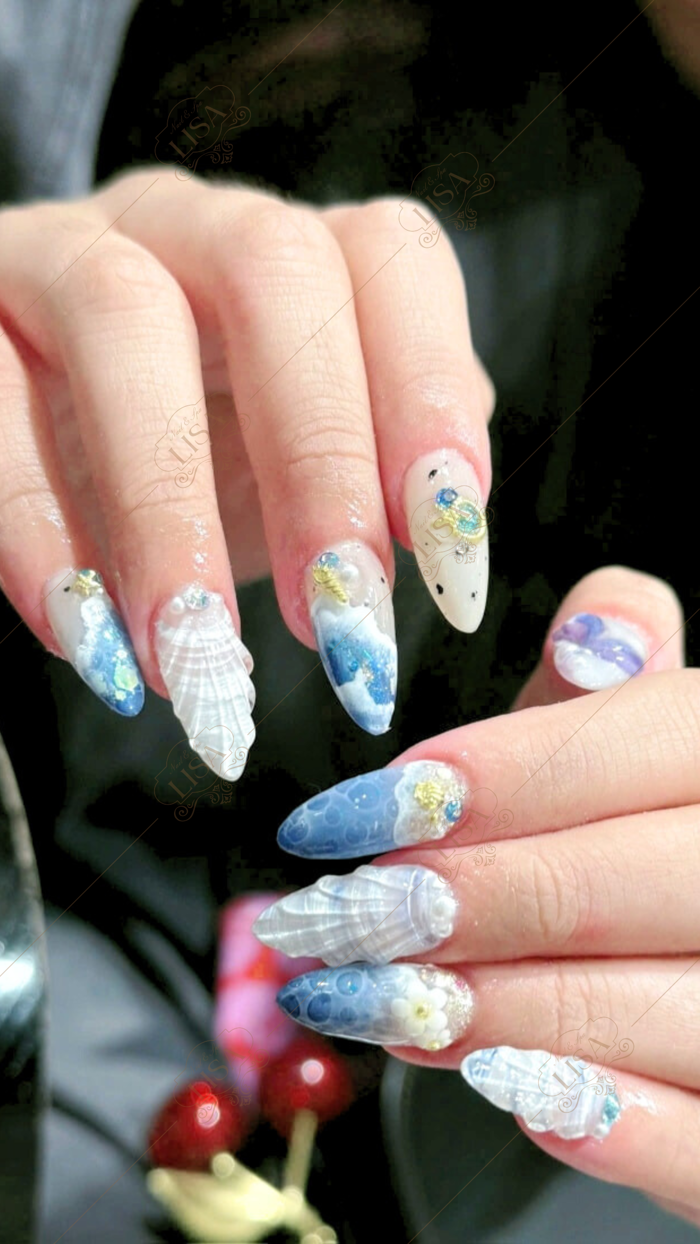 Mẫu nail đi biển hot trend 2025 – Cân mọi outfit nàng đã thử chưa?