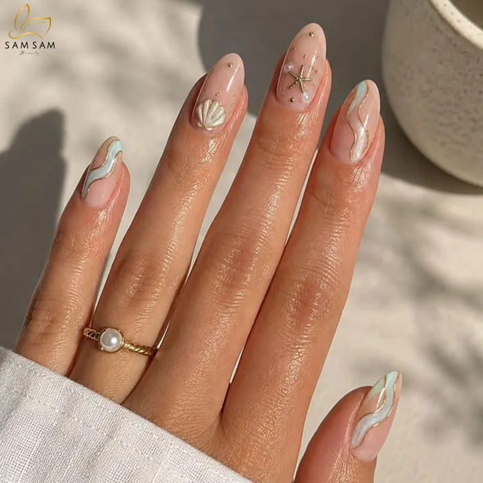 20 Mẫu Nail Đi Biển Đẹp 2026 Bền Màu, Không Bong Tróc