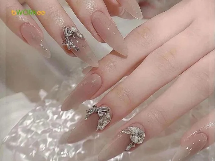 TOP 100+ Mẫu Nail Đính Đá Sang Chảnh, Kiểu Dáng Đẹp & Bí Quyết Bền Lâu