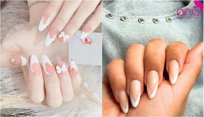 100+ Mẫu nail móng nhọn tròn đẹp, sang và tôn tay
