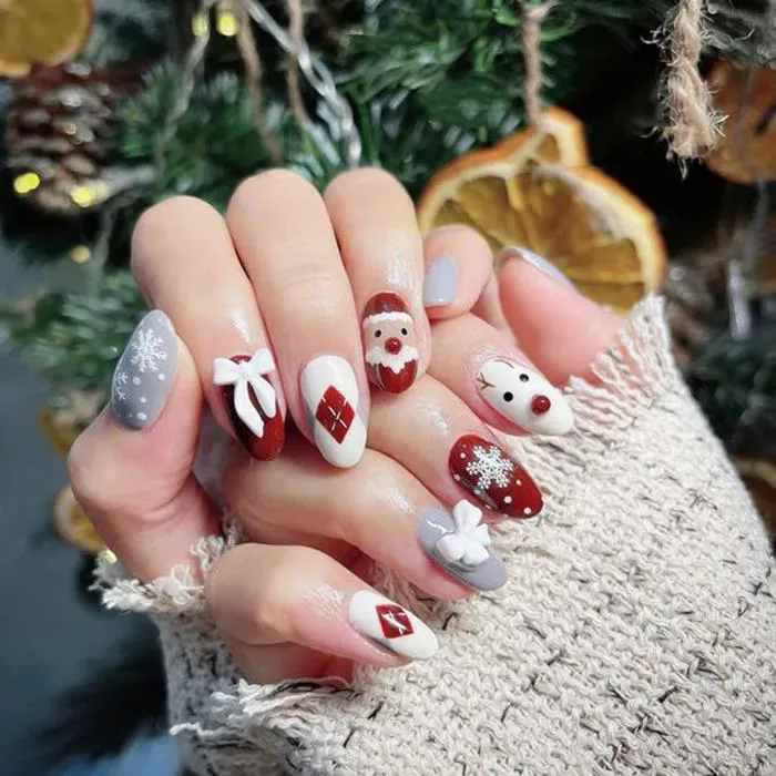Top 40+ mẫu nail Noel HOT TREND năm nay nên thử ngay Top 40+ mẫu nail Noel HOT TREND năm nay nên thử ngay