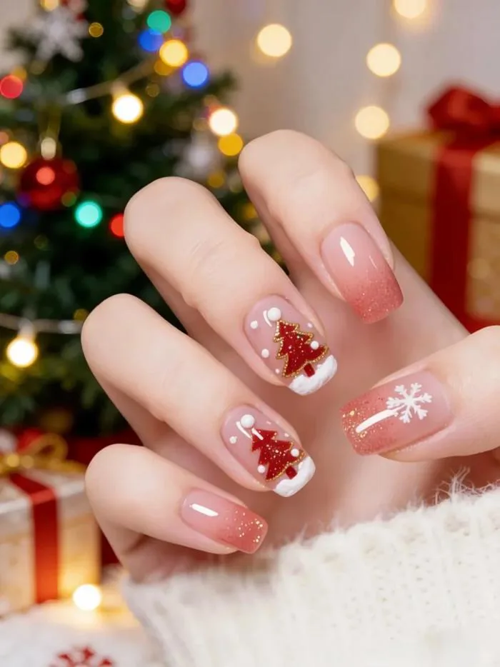101+ mẫu nail noel HOT, TOP mẫu móng tay noel đẹp đông 2026 101+ mẫu nail noel HOT, TOP mẫu móng tay noel đẹp đông 2026