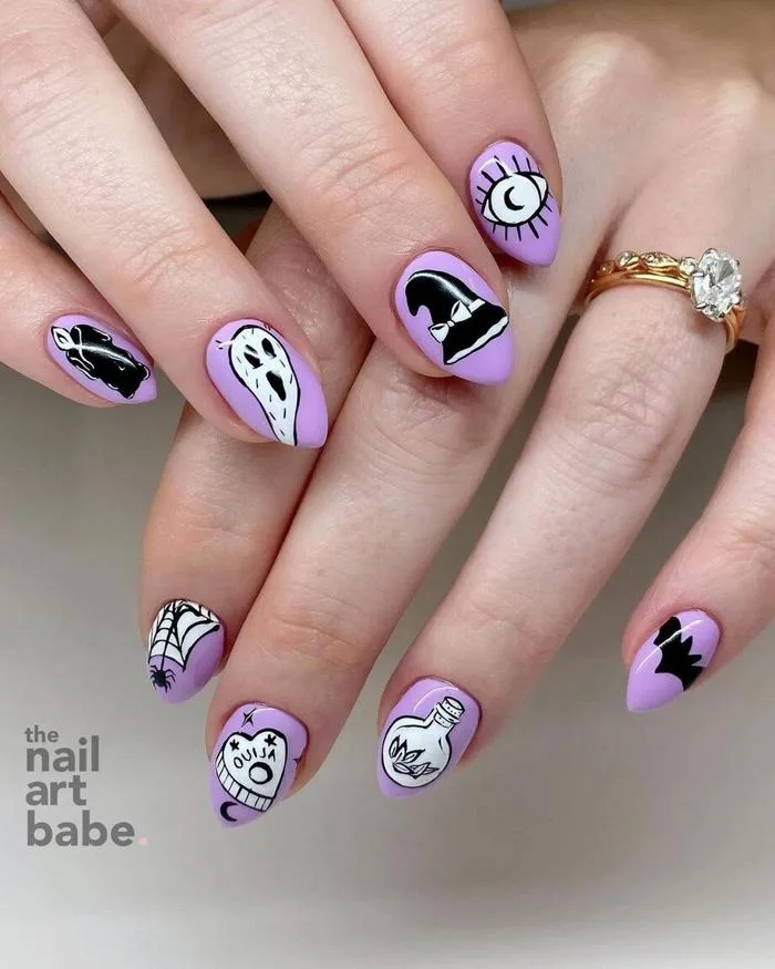 10 mẫu nails vui nhộn chủ đề Halloween - Ngôi sao