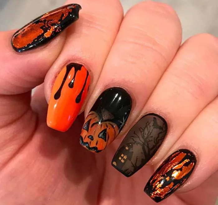 50 mẫu nail Halloween đẹp, ma mị, ngầu nổi bật nhất 2024| TIKI