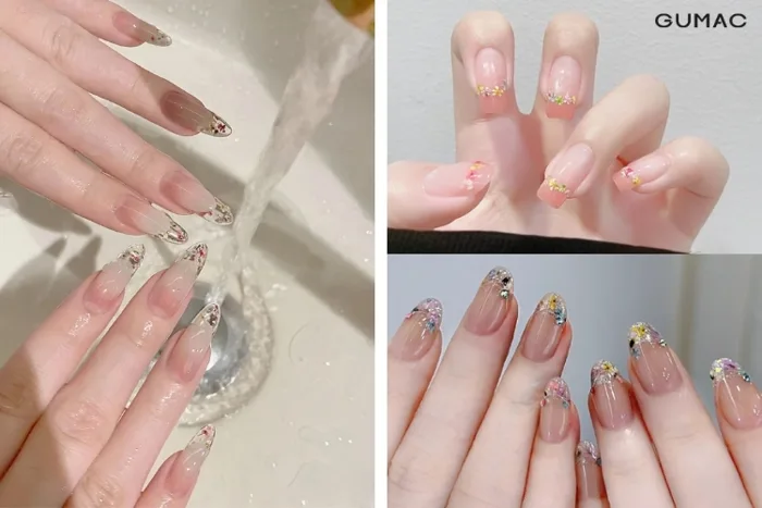 Top mẫu nail ẩn hoa khô ĐẸP nhẹ nhàng, tinh tế nhất hiện nay