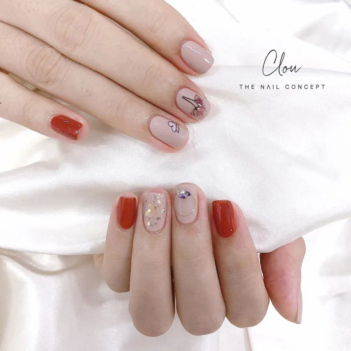 Loạt mẫu nail xinh bá cháy hợp mùa thu, chị em mau “bung lụa” ngay để có  bàn tay sang chảnh