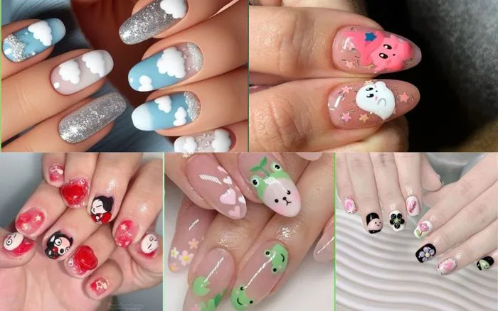 Top 100+ Mẫu Nail Hoạt Hình Đáng Yêu, Bắt Trend Năm 2026