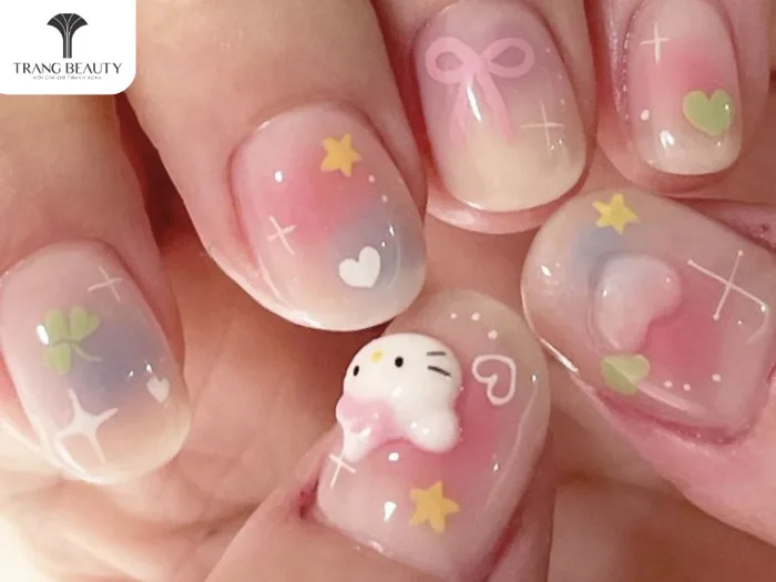 Top 99+ nail hoạt hình đơn giản dễ thương cho các cô nàng