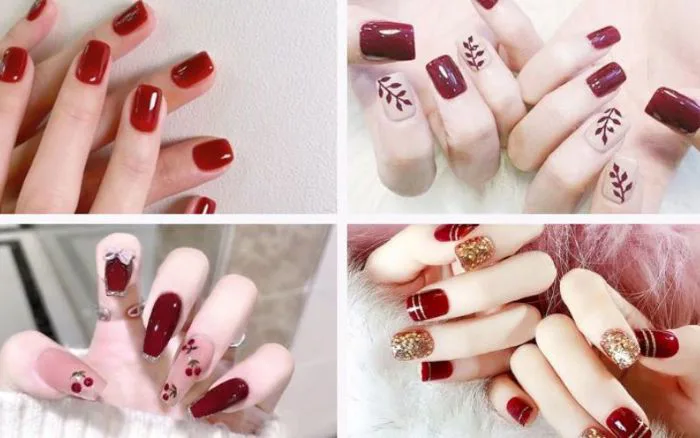 Các mẫu nails Tết hot trend 2024