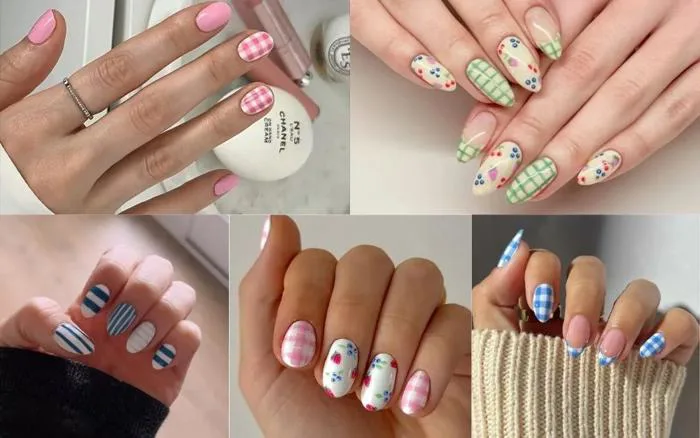 Top 150+ Những Mẫu Nail Kẻ Sọc Đẹp, Hot Trend Năm 2026