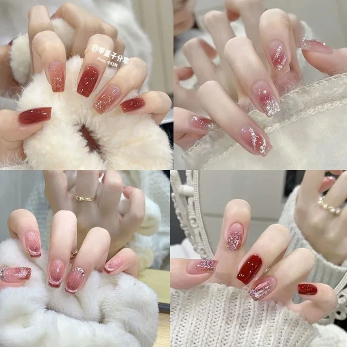 Gợi Ý 10 Mẫu Nail Kim Tuyến Đẹp Cho Nàng Thêm Tỏa Sáng