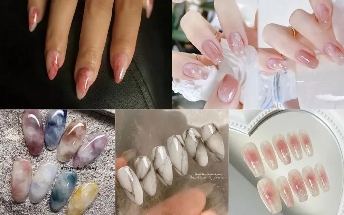 Top 50+ Mẫu Nail Màu Loang Đẹp Sang, Dẫn Đầu Xu Hướng Năm Nay