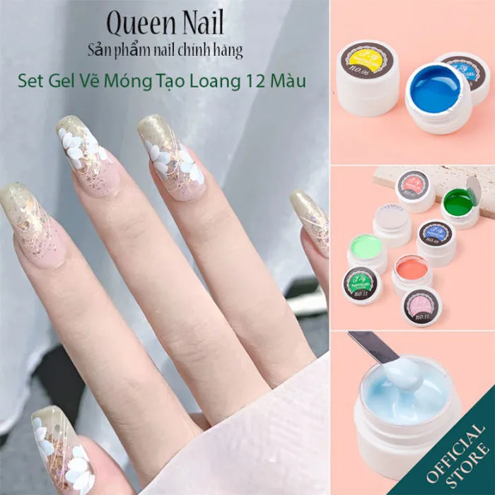 Set gel vẽ móng tạo loang 12 màu lên màu chuẩn đẹp Phụ Liệu Trang Trí Móng  Chuyên Dụng Nước Thiết Kế Mẫu Nail Nhanh Chóng - Lazada | Lazada Việt Nam
