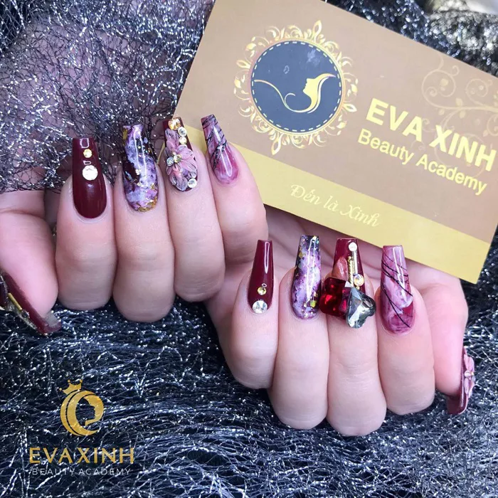 Nail vân đá xanh – Xu hướng làm đẹp siêu NGHIỆN cho chị em