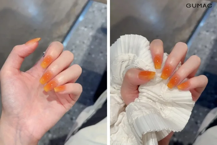 19+ Mẫu móng tay cam, nail màu cam đất THỜI THƯỢNG và cá tính