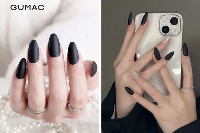 Gợi ý những mẫu nail màu đen đẹp SANG CHẢNH và cá tính cho chị em