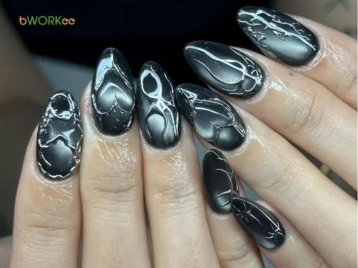 50+ Mẫu Nail Màu Đen Đẹp, Đơn Giản, Thời Thượng - Xu Hướng Thời Trang