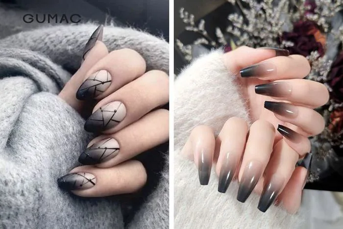 Gợi ý những mẫu nail màu đen đẹp SANG CHẢNH và cá tính cho chị em