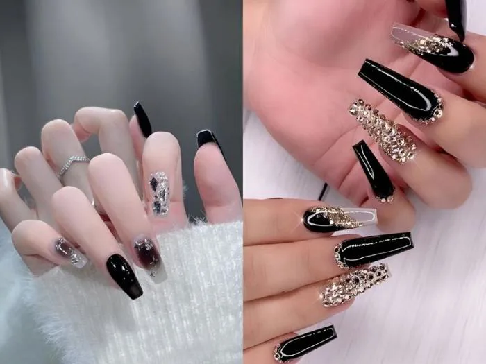 Gợi ý 20+ mẫu nail màu đen sang chảnh, cá tính