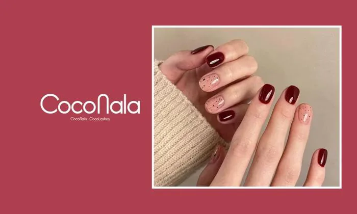 Các mẫu nail màu đỏ rượu đẹp nhất cho đôi tay quyến rũ