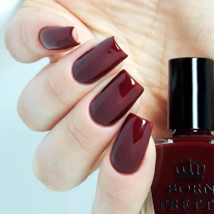Top 30+ mẫu nail màu đỏ rượu quyến rũ, sang chảnh nhất