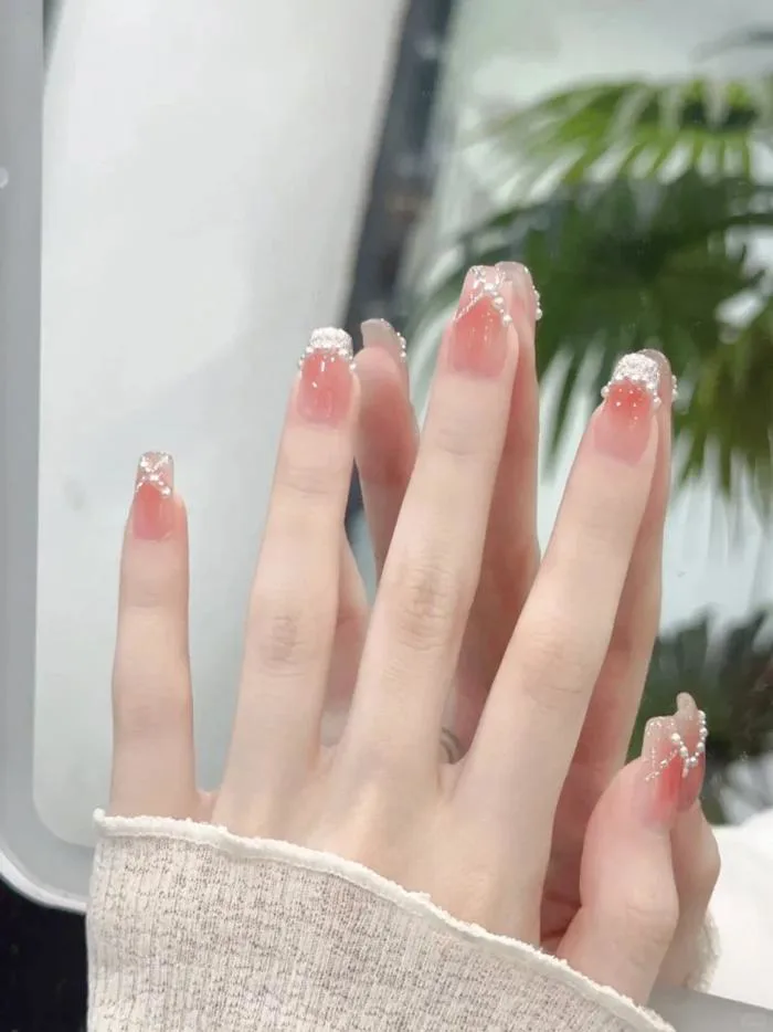 TOP 30+ Kiểu Nail Màu Hồng Thạch Trong Veo Đẹp Mê Ly Cho Nàng Bánh Bèo