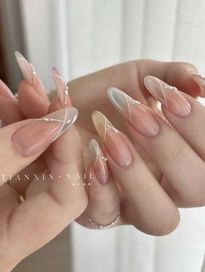 Gợi ý 99+ mẫu nail màu nude đẹp, siêu nịnh da cho nàng