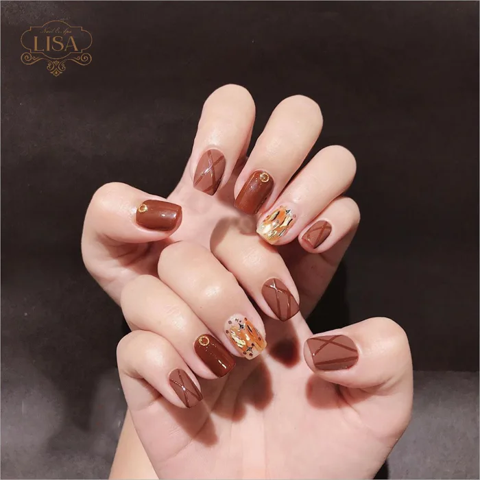 5+ Mẫu nail màu nâu dành cho quý cô yêu quý sự nhẹ nhàng
