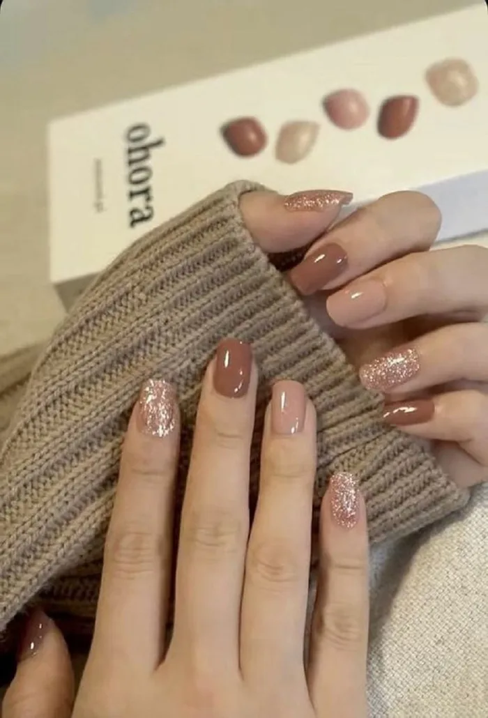 Top 50+ mẫu nail màu nude nhẹ nhàng, tinh tế & quyến rũ