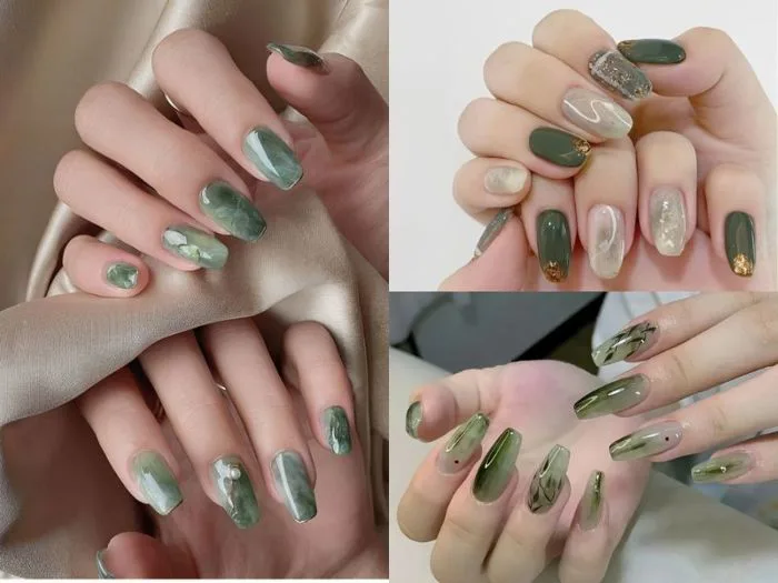 TOP 15+ mẫu nail màu xanh ngọc sang chảnh, nhẹ nhàng