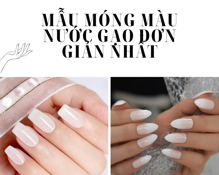TOP 20 nail màu trắng gạo đẹp, đơn giản, sang trọng 2024 | TIKI