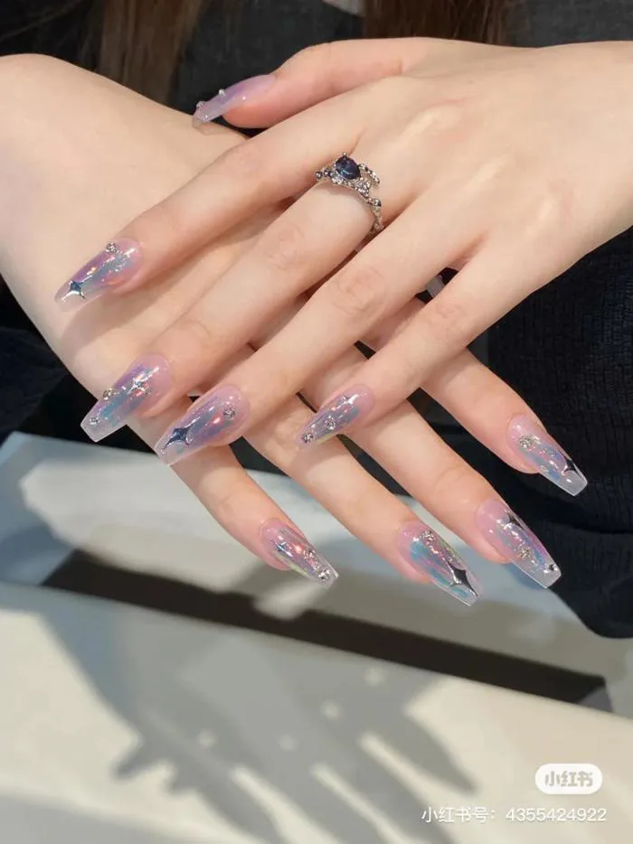 99+ mẫu nail màu tím đẹp, nail màu tím nữ tính HOT TREND